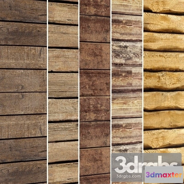 1001846 - Collection Wood Panels 5 Pcs