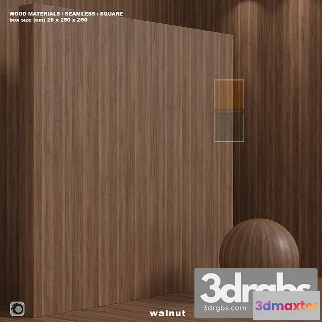 1001898 - Material Derevo Besshovnyi Orekh Set 110