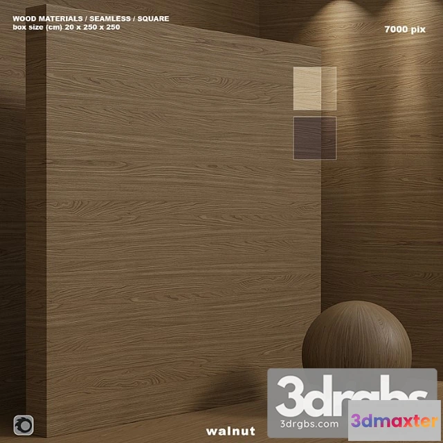 1001900 - Material Derevo Besshovnyi Orekh Set 112