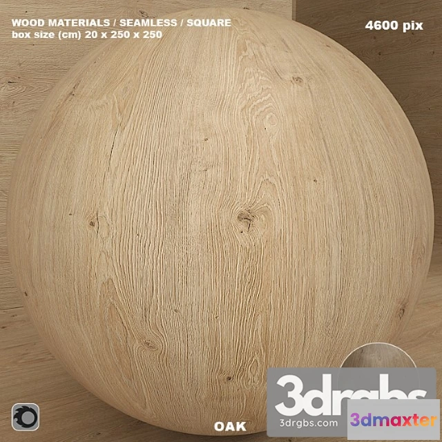 1001904 - Material Derevo Dub Besshovnyi Set 73