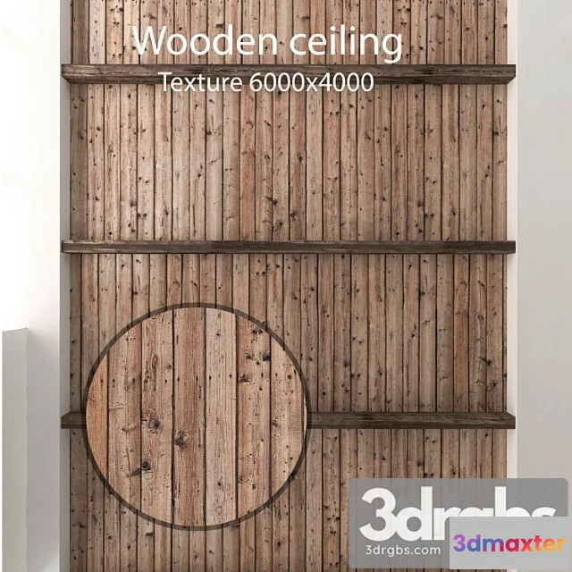 1002072 - Wood  128 Wooden ceiling with beams 21