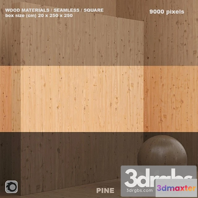 1002202 - Wood pine solid (seamless) - set 48