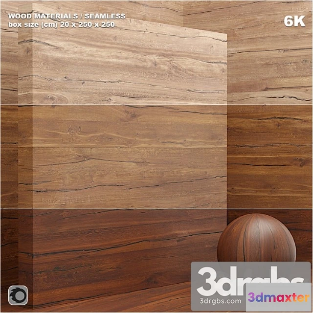 1002208 - Wood slab (seamless) - set 27