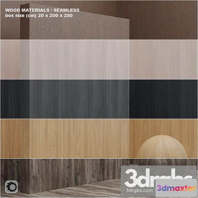 1002212 - Wood veneer (seamless) - set 10