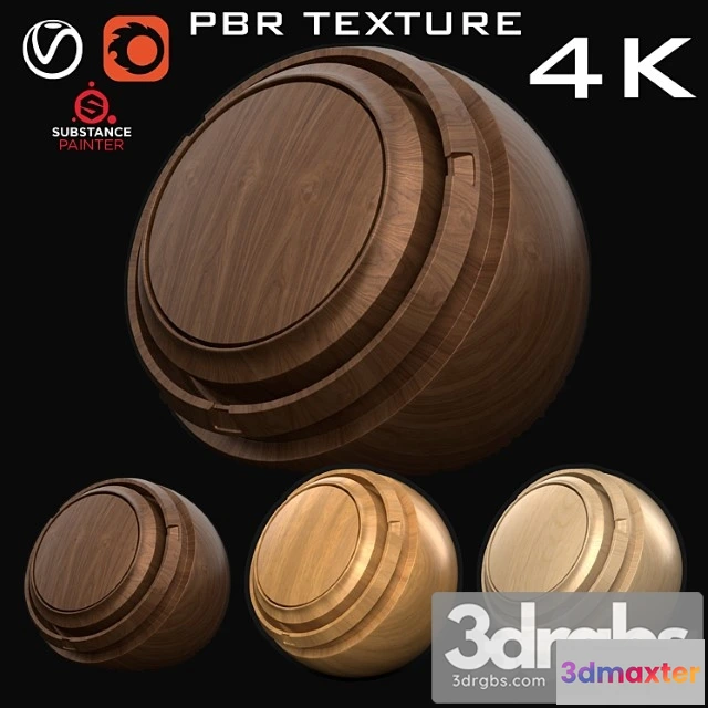 1055896 - 3 wood pbr texture & substance painter