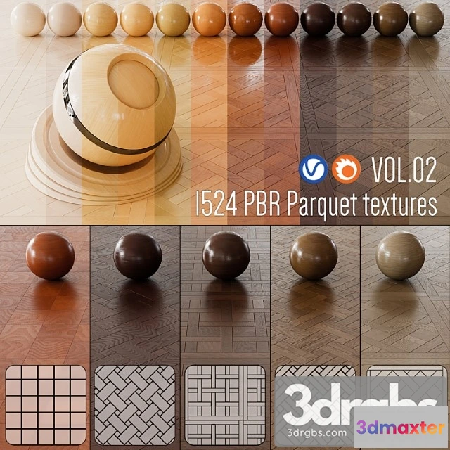 1055970 - Materials Wood Wood floor set 02