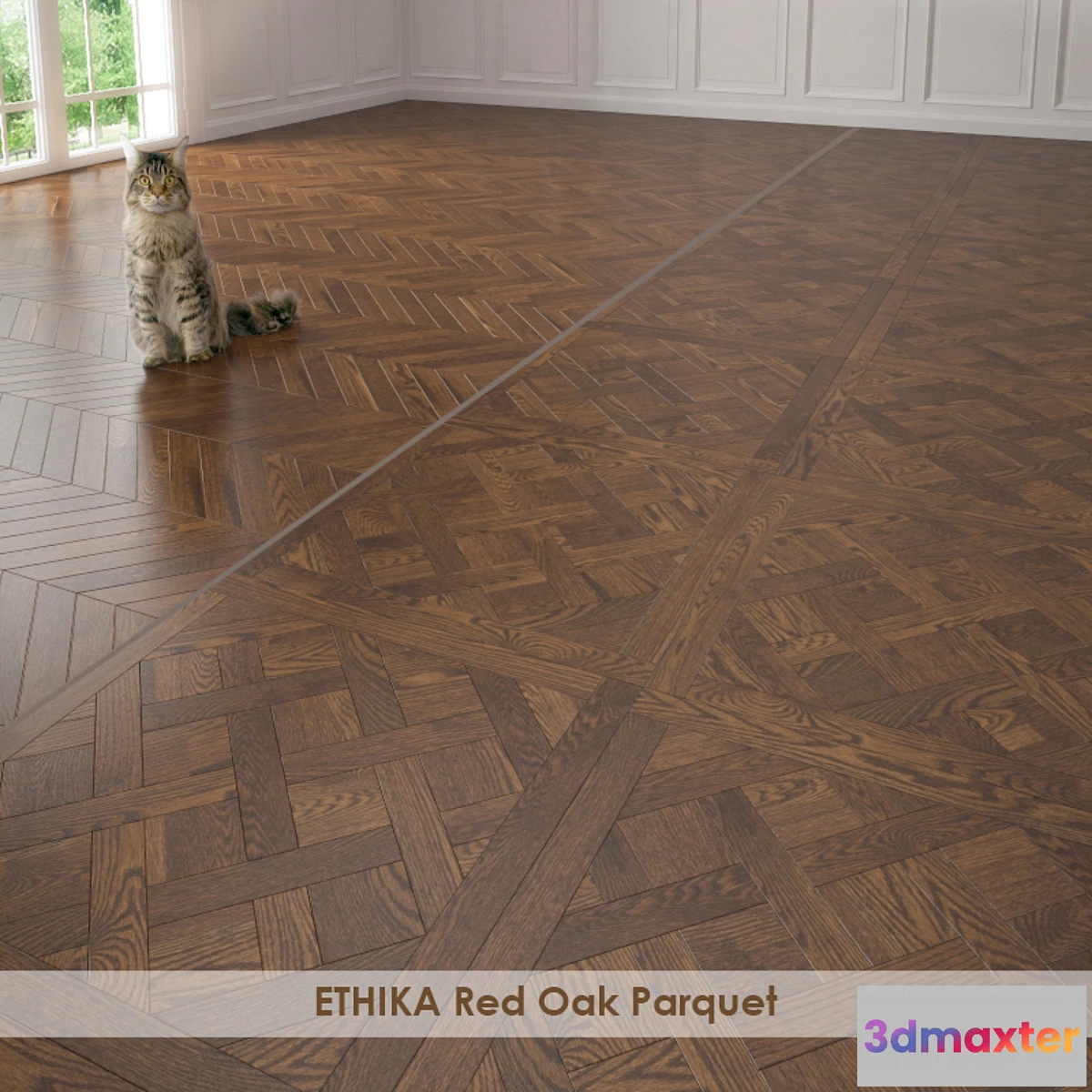 1280834 - ETHIKA Red Oak Versailles 3D Max