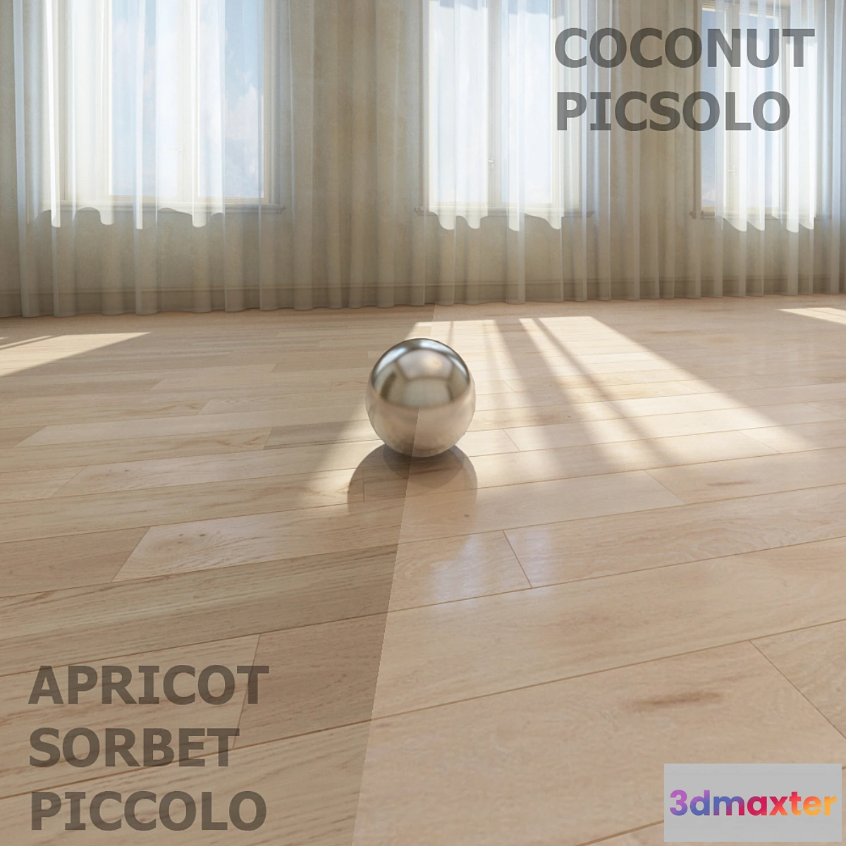 1287484 - Barlinek OAK APRICOT SORBET PICCOLO COCONUT PICSOLO 3D Max
