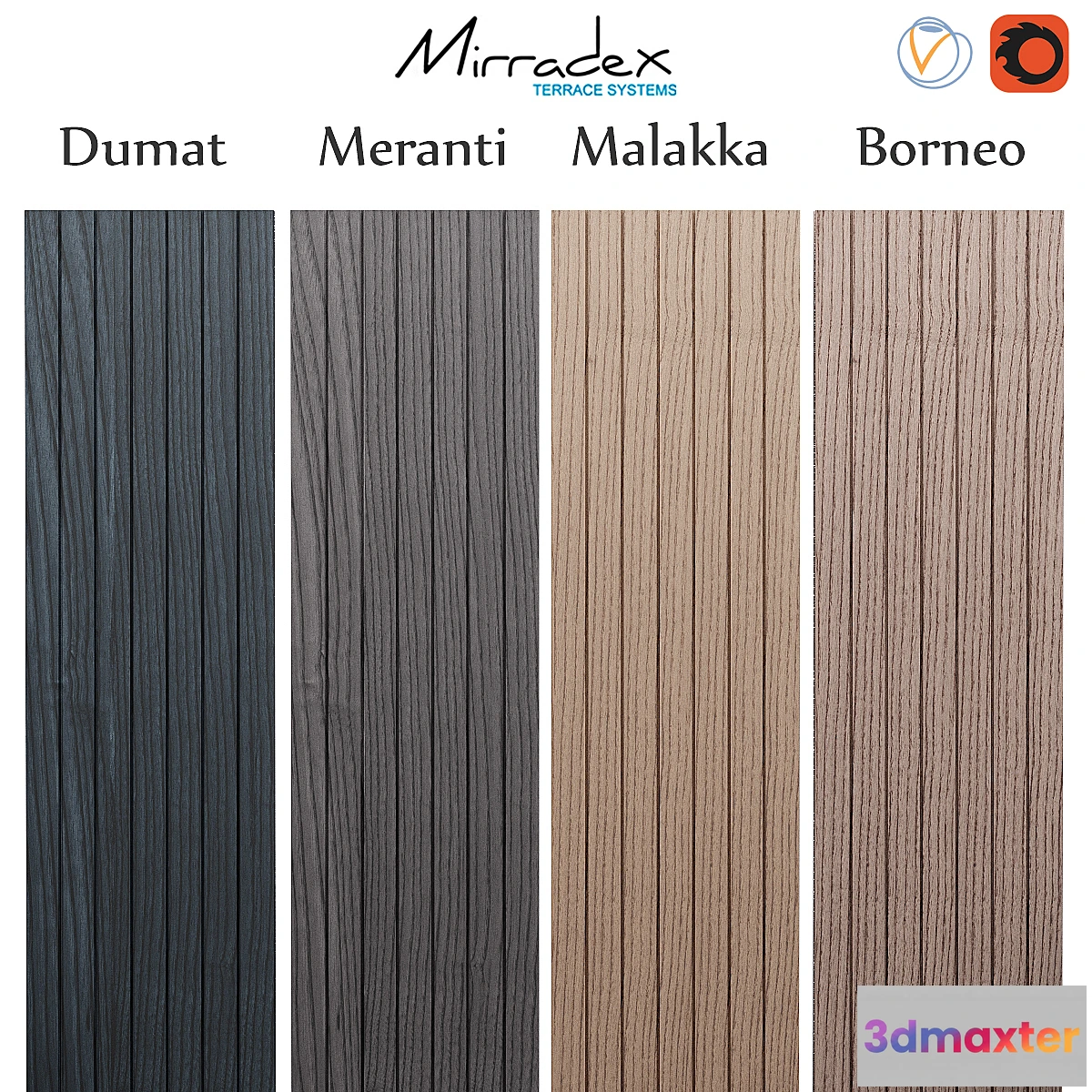 1288732 - Mirradex slip decking 3D Max