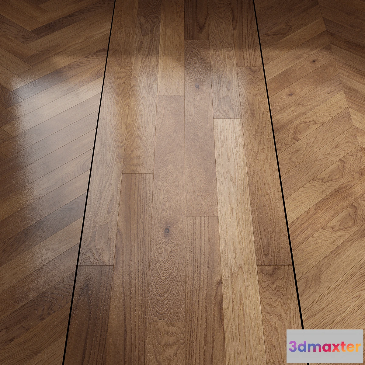 1303450 - Parquet ALMOND oak 3D Max