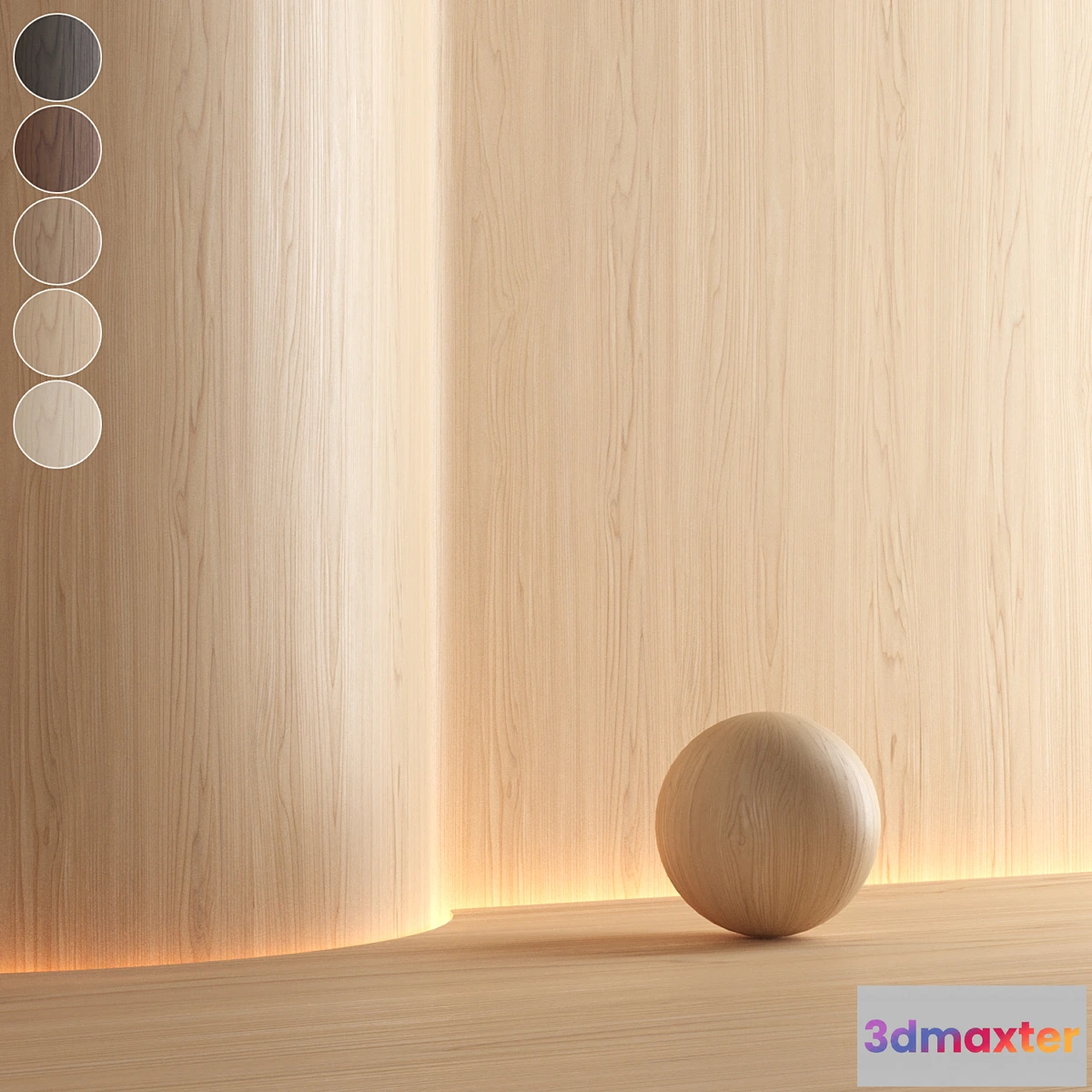 1303690 - Wood material Oak 005 (Seamless texture) 3D Max