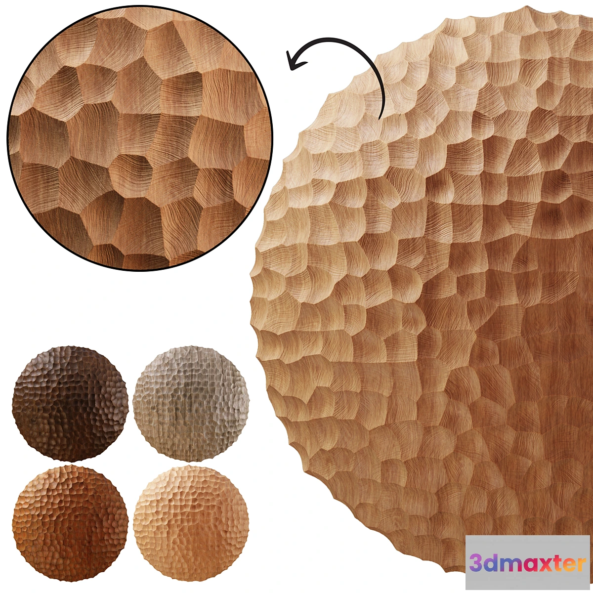 1304557 - Art Wood 04 (Seamless) 3D Max