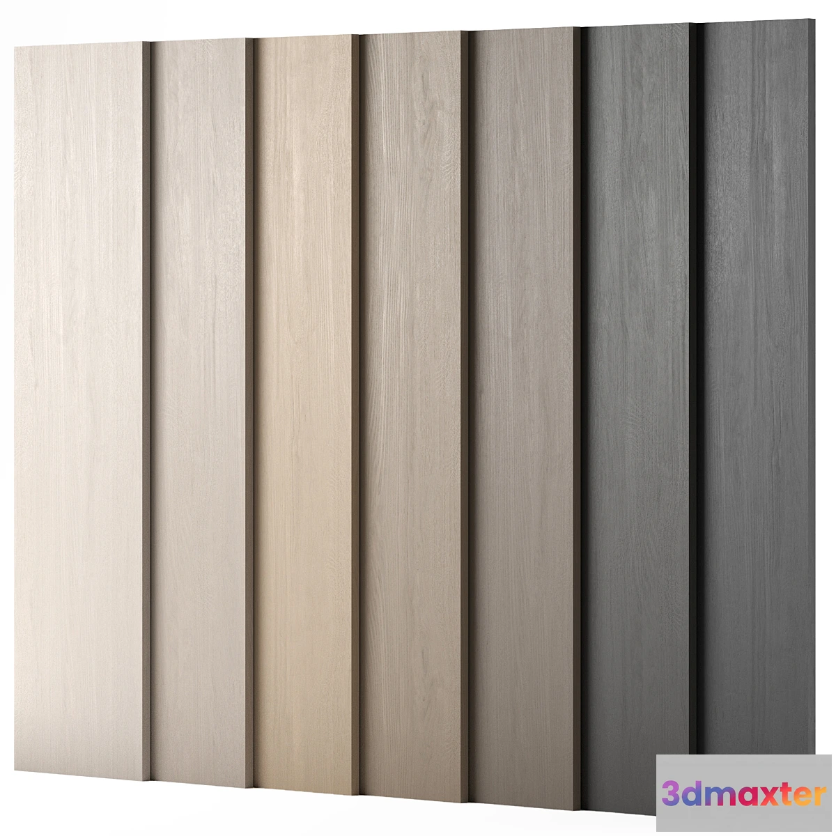 1308351 - Wood materials Oak - 7 colors - set 01 - No.2 3D Max