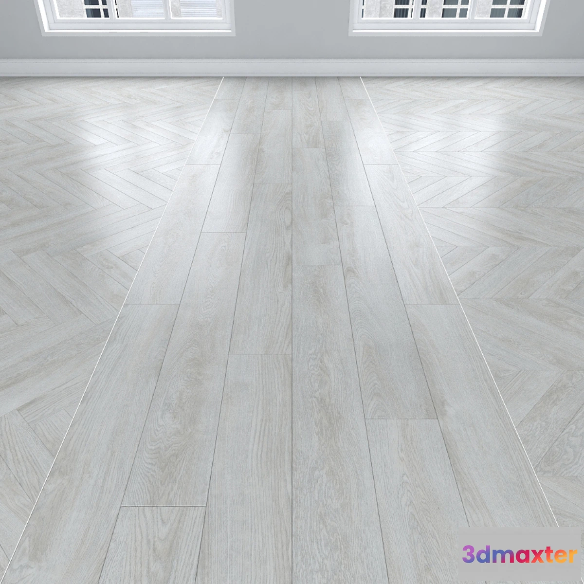 1308631 - Parquet Oak 3 types herringbone linear chevron. - No.11 3D Max