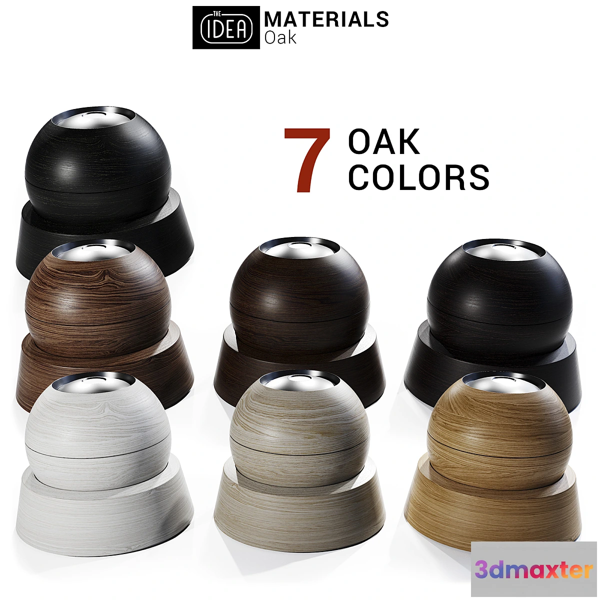 1309037 - The Idea Materials Oak (oak tinting) 3D Max