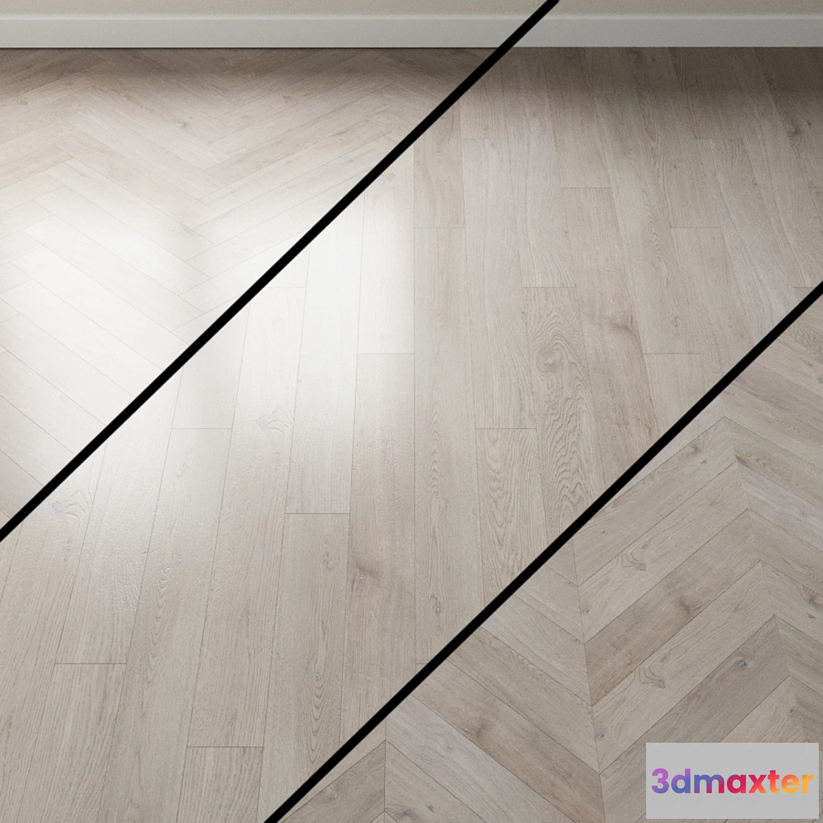 1311203 - Parquet oak light Coswick. Inspire Chambord 3D Max