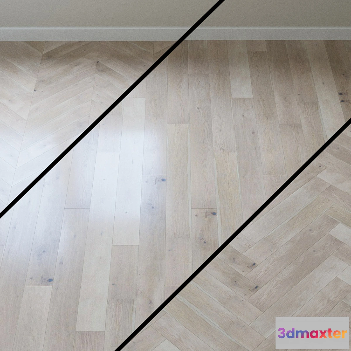 1322825 - Parquet board Barlinek Senses Oak Touch 3D Max