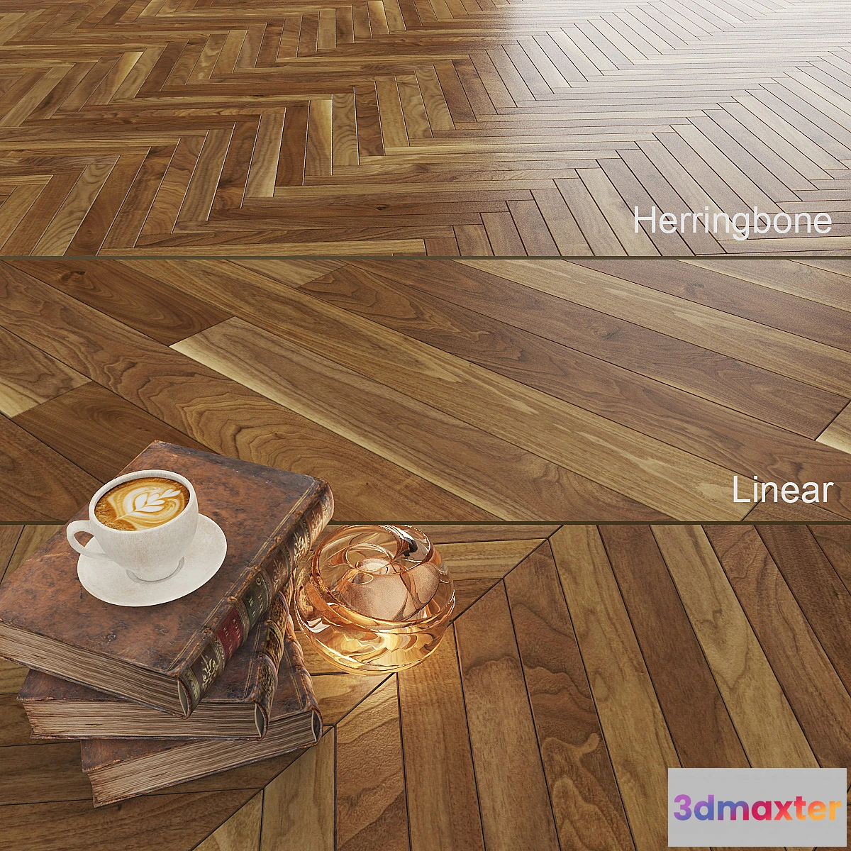 1323610 - Parquet Korelia Walnut Story Spirit 3D Max