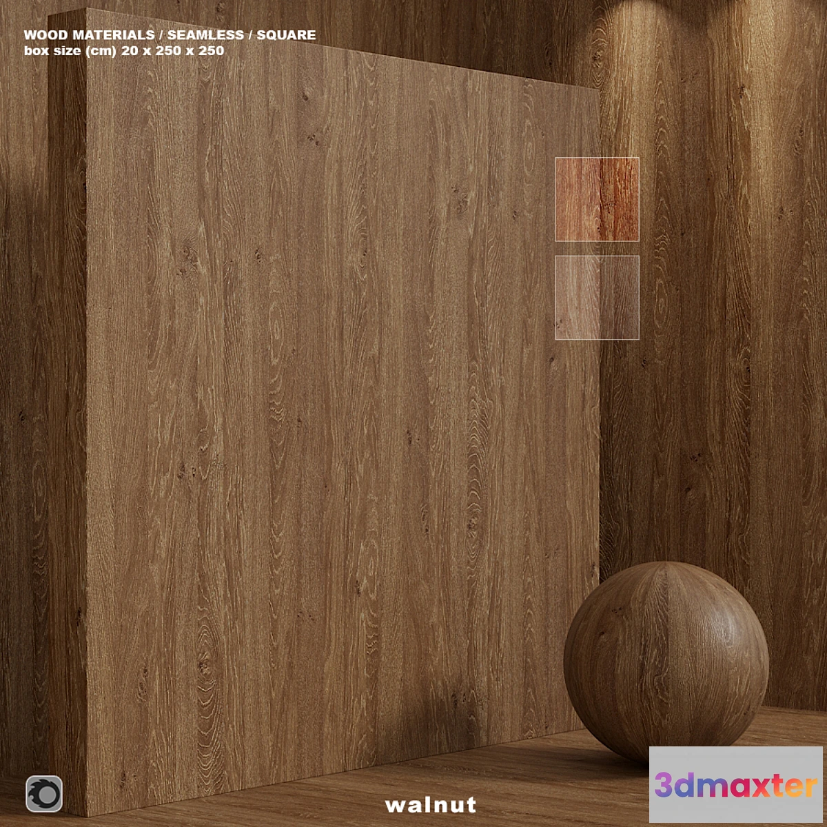 1324552 - Material wood (seamless) walnut - set 113 3D Max