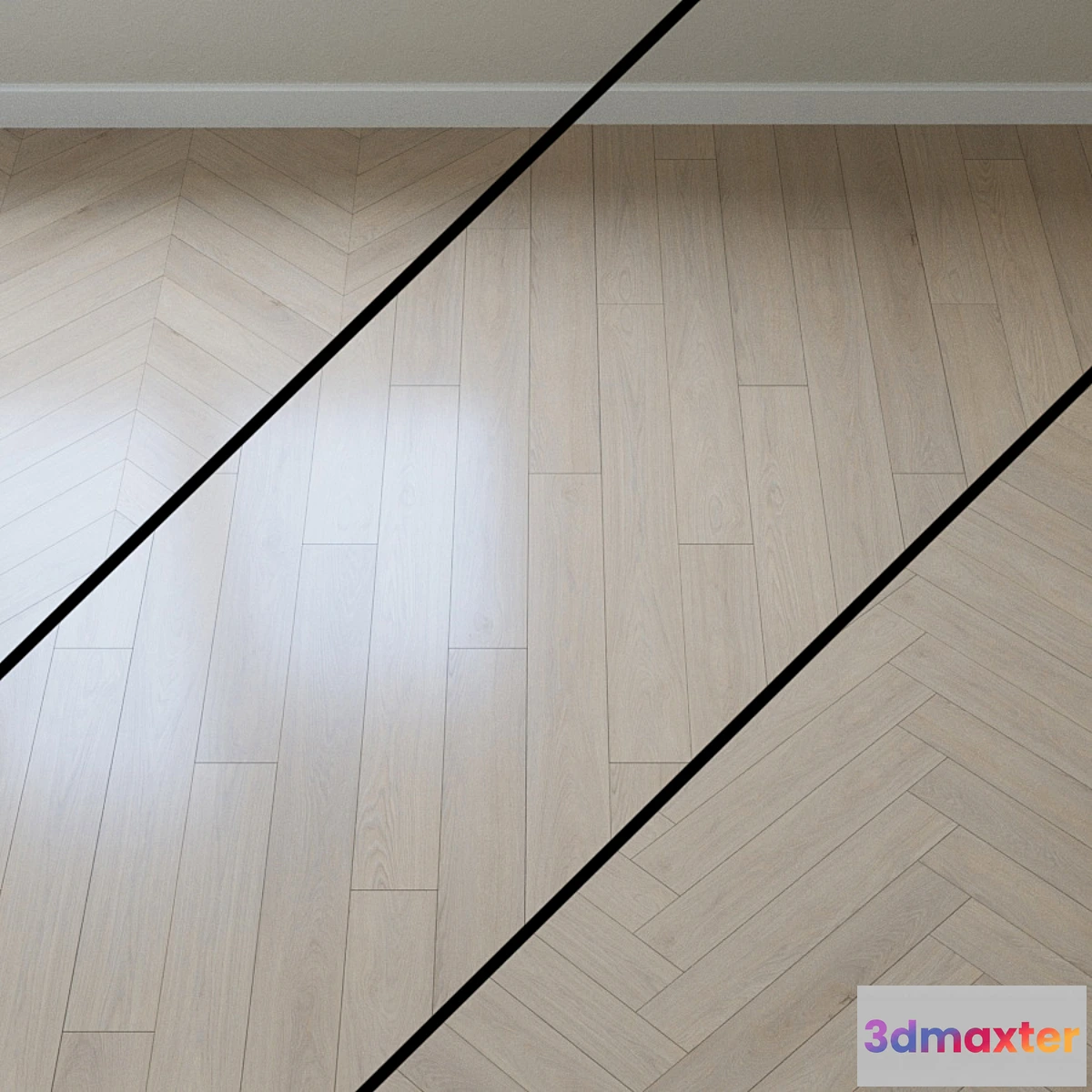 1327461 - Parquet Krono Original Meridian oak 3D Max