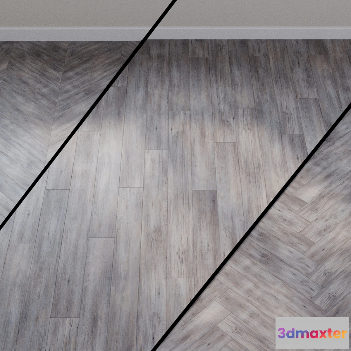 1328814 - PVC tiles Wineo 800 wood Pine Riga bright DB00082 3D Max