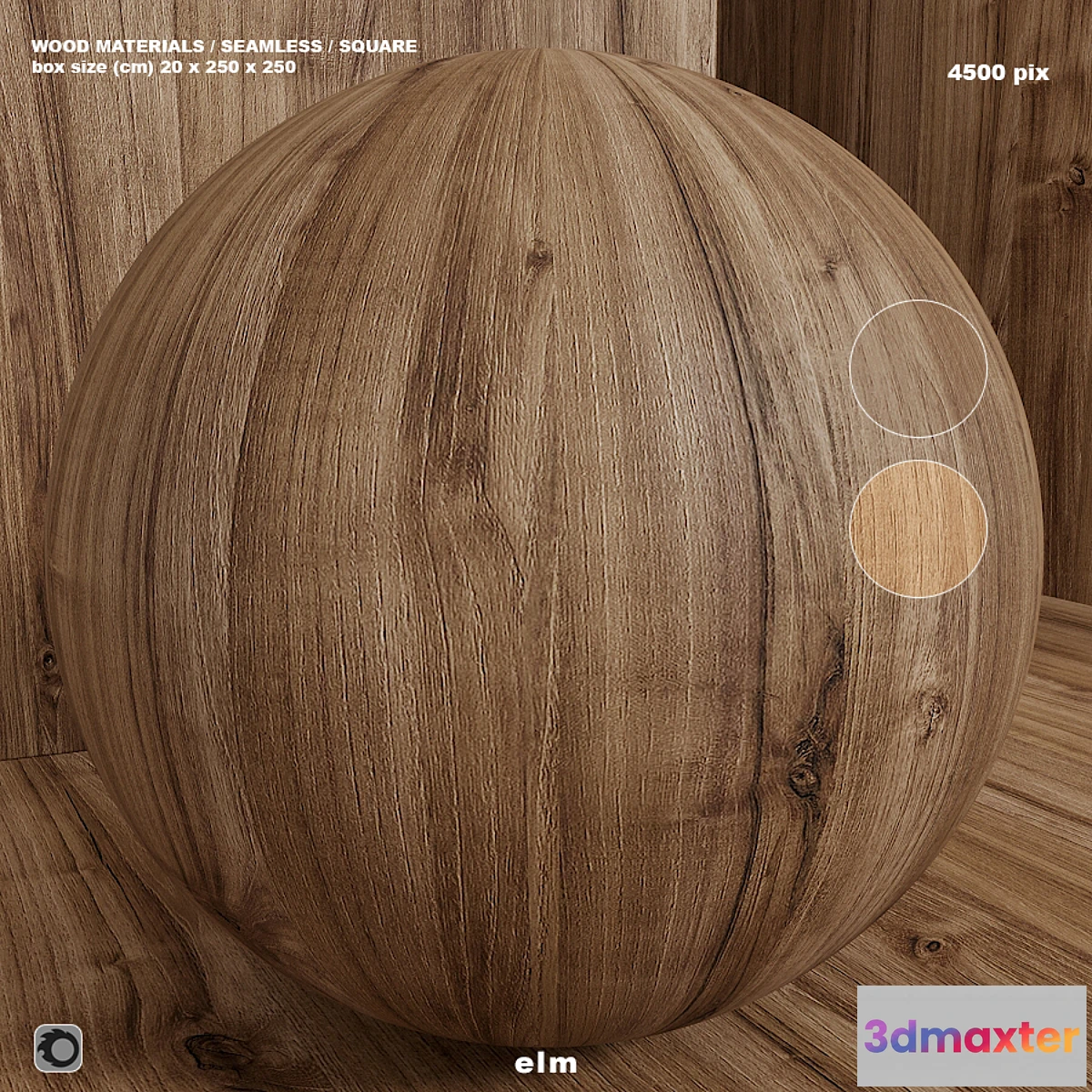 1340684 - Material wood (seamless) elm - set 118 3D Max