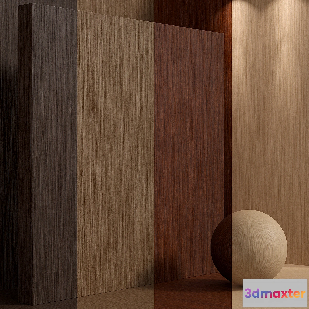 1350119 - Material wood (seamless) veneer fine - set 150 3D Max