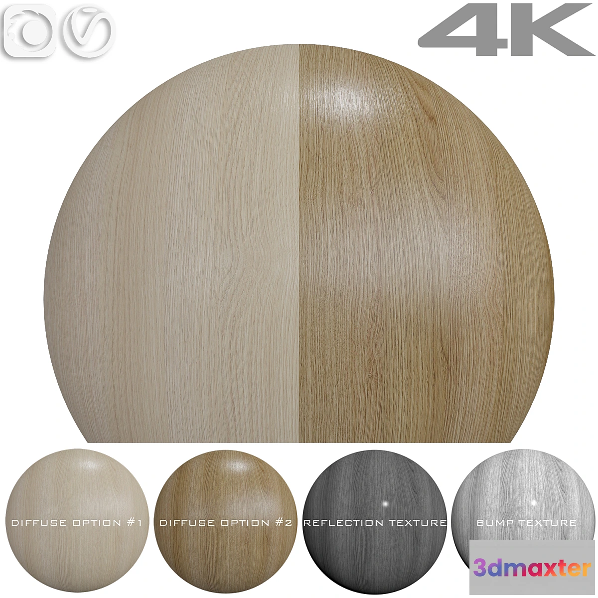 1351133 - Seamless textures - OAK - No.5 3D Max