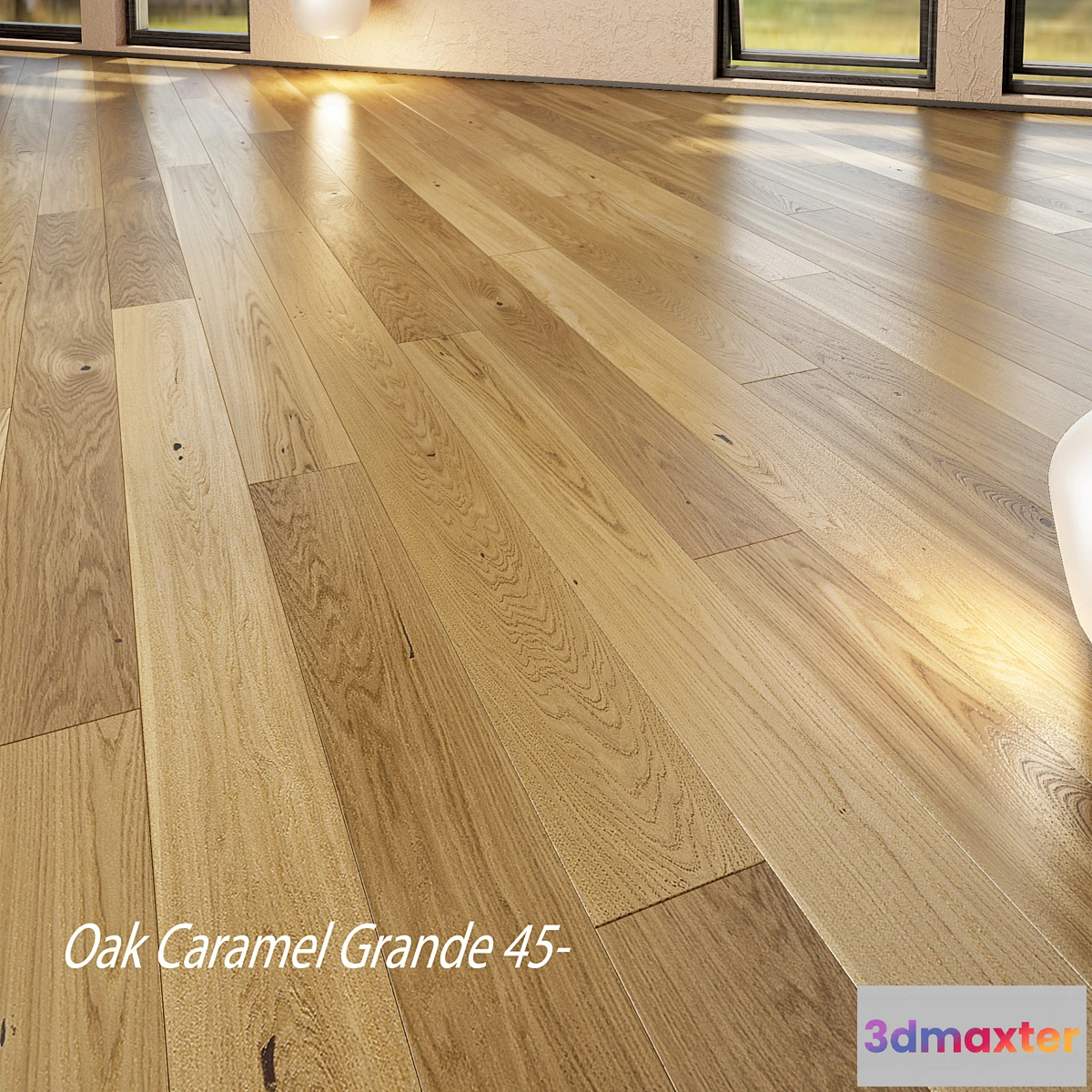 1357271 - Barlinek Floorboard - Pure Line - Oak Caramel Grande 3D Max