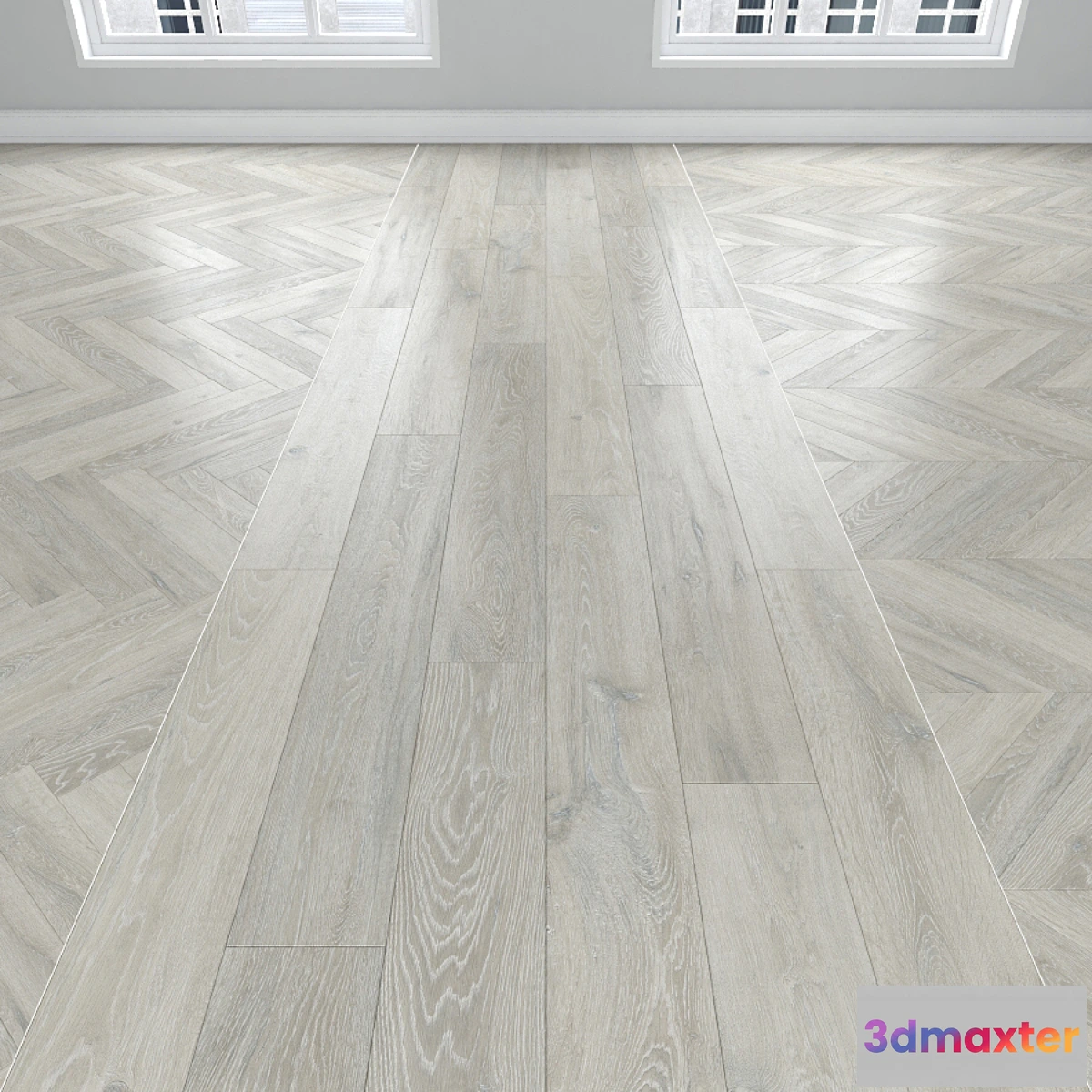 1392732 - Parquet Oak 3 types herringbone linear chevron. 3D Max