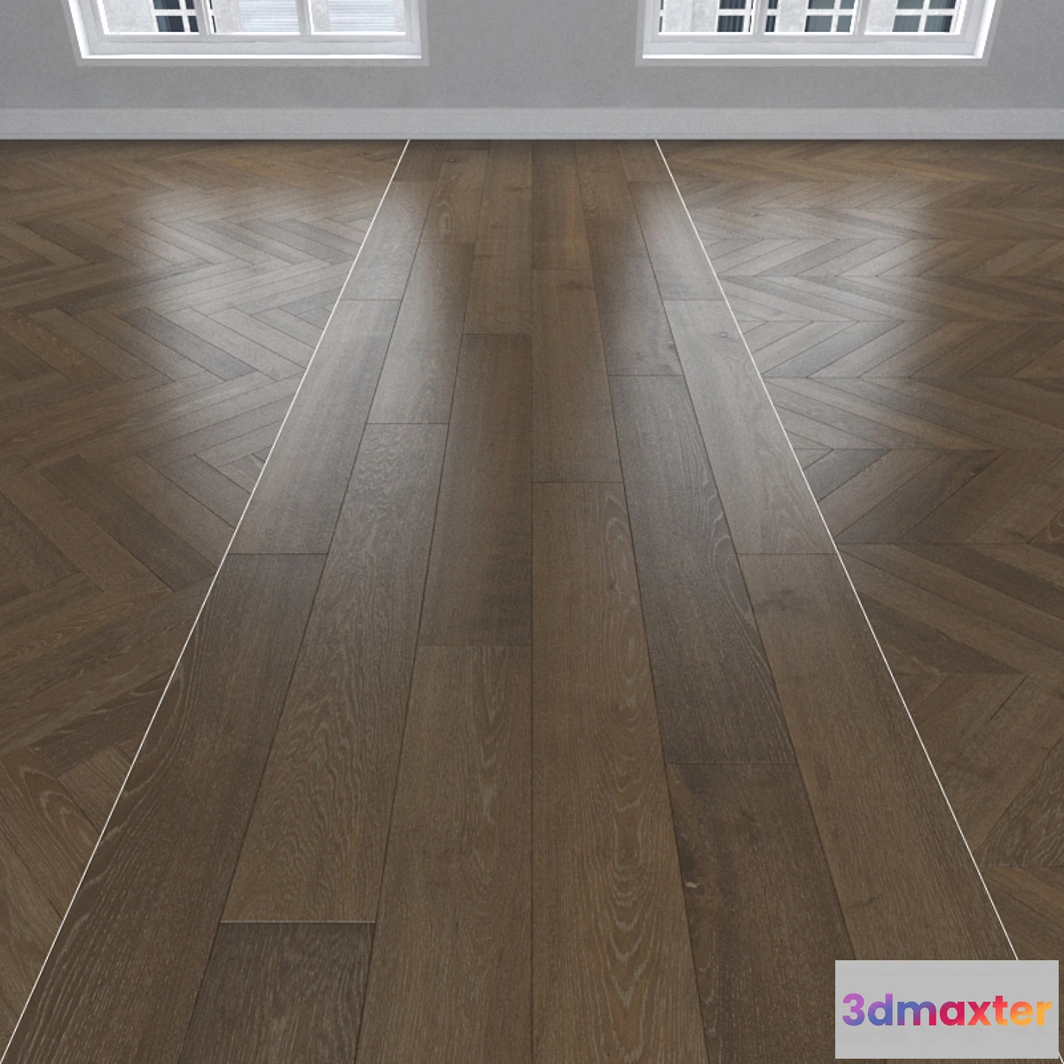 1392882 - Parquet earthy oak 3 types herringbone linear chevron. 3D Max