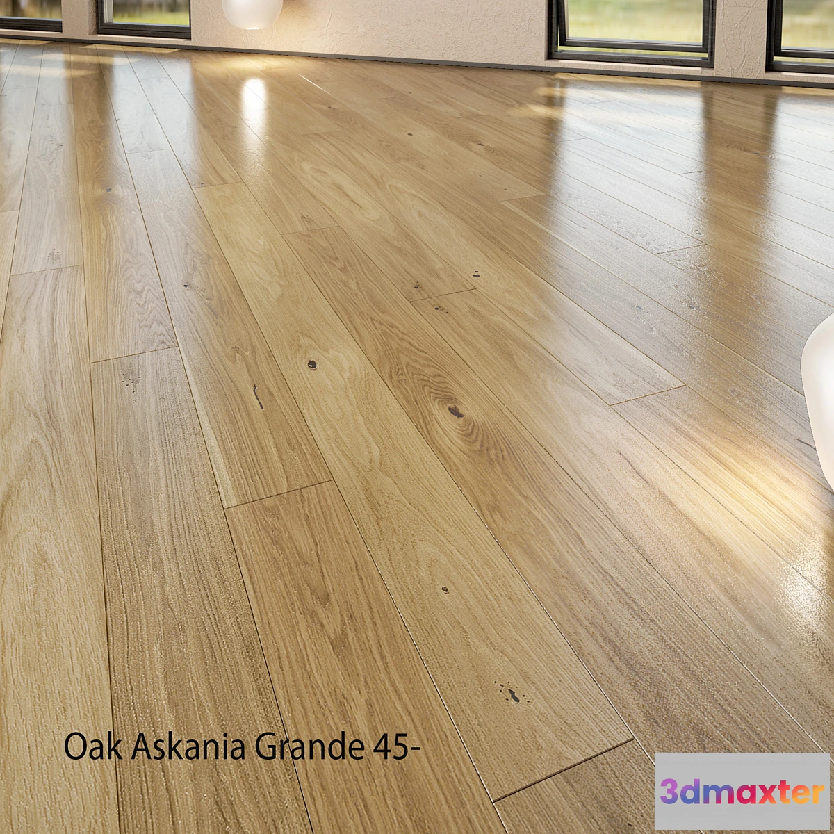 1393666 - Barlinek Floorboard - Pure Line - Oak Askania Grande 3D Max