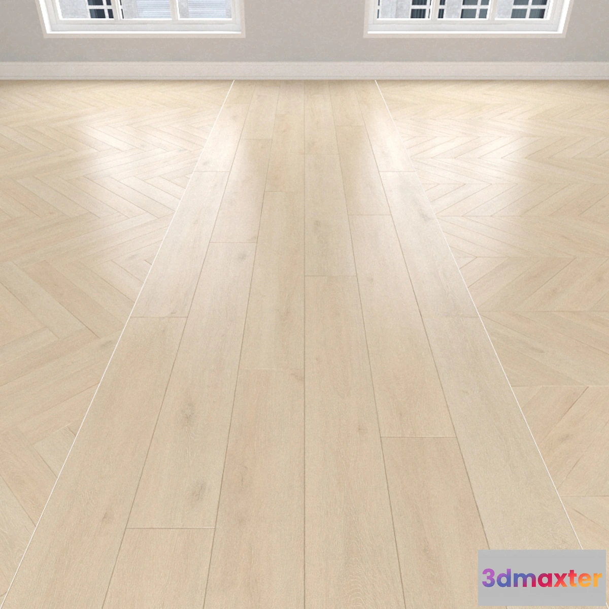 1393734 - Parquet Sand oak 3 types herringbone linear chevron. 3D Max