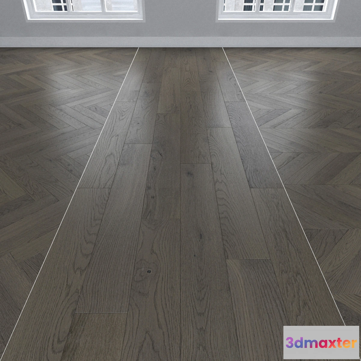 1393830 - Parquet Oak 3 types herringbone linear chevron. 3D Max