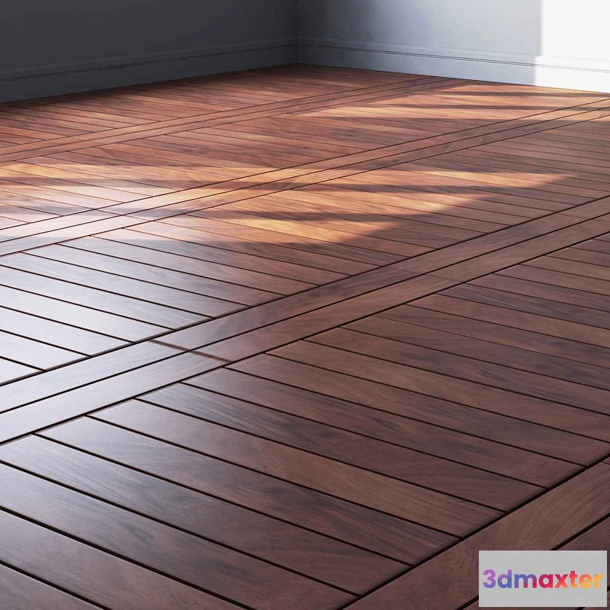 1402900 - Decking Merbau 3D Max