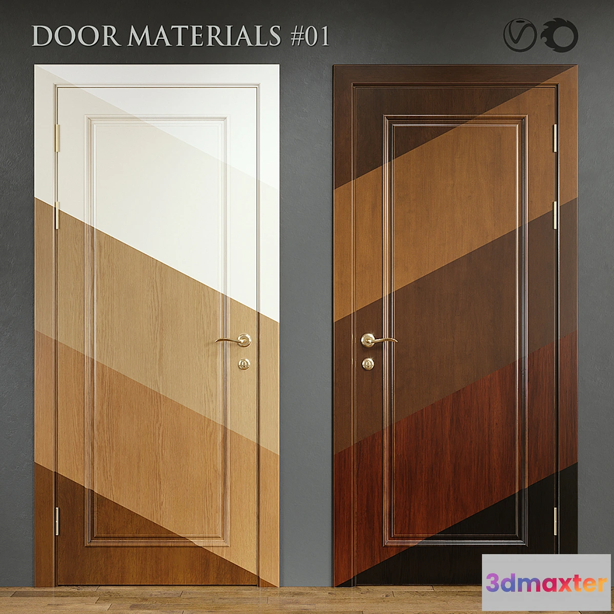 1407474 - DOOR MATERIALS # 01 3D Max