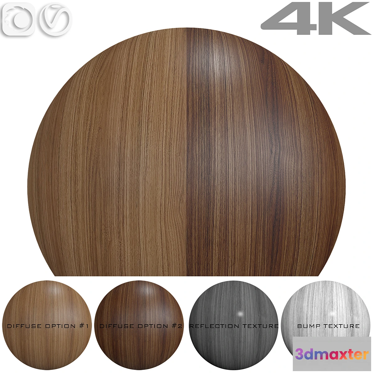 1436610 - Wood texture - Walnut №8 3D Max