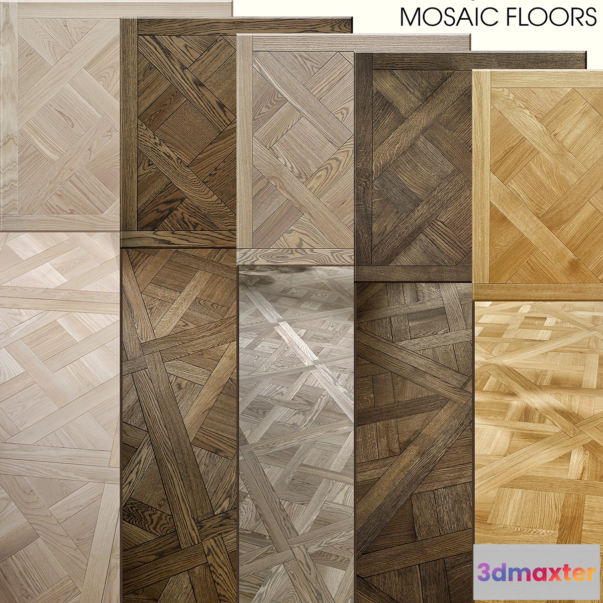 1440868 - MOSAIC FLOORS 3D Max