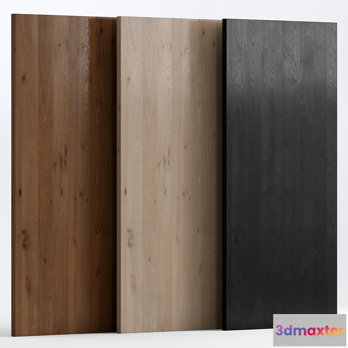 1441888 - Oak_Knotty wood with 3 materials 3D Max