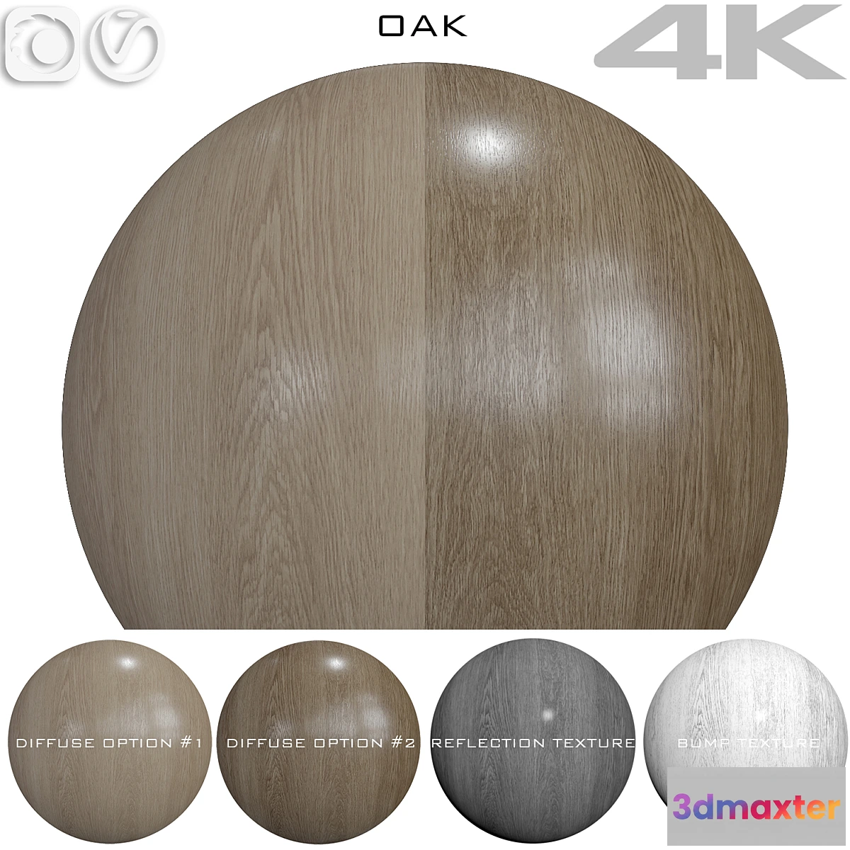 1444750 - Seamless texture - Oak 16 3D Max
