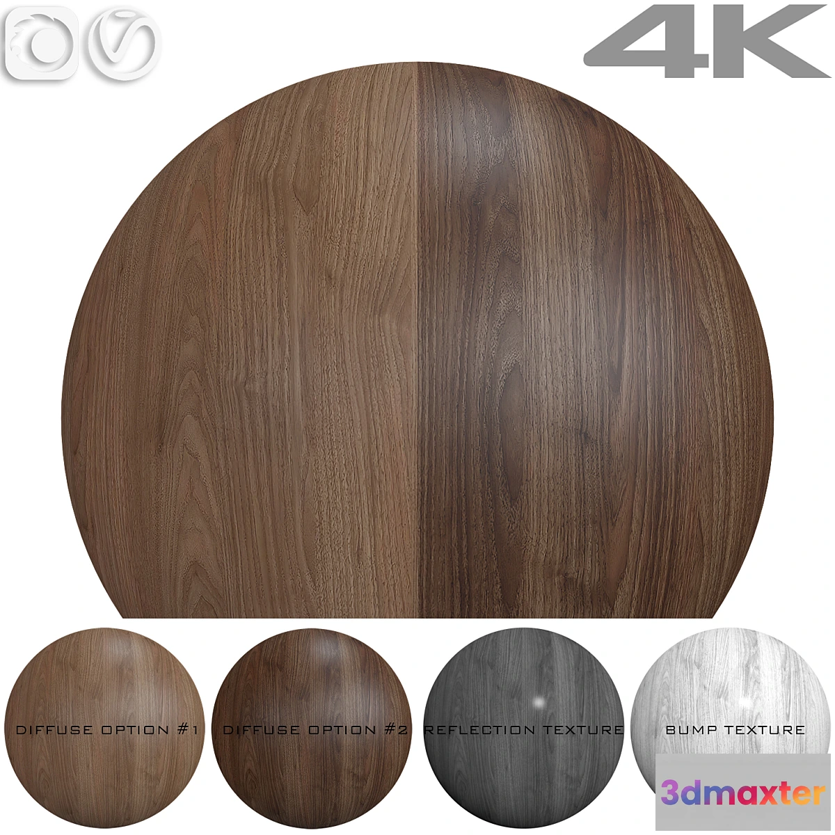 1448528 - Wood texture - Walnut №1 3D Max