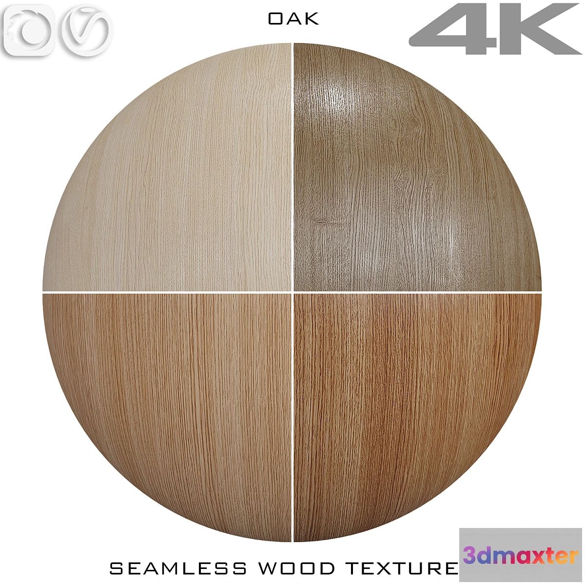 1448772 - Seamless wood texture - Oak №7 3D Max