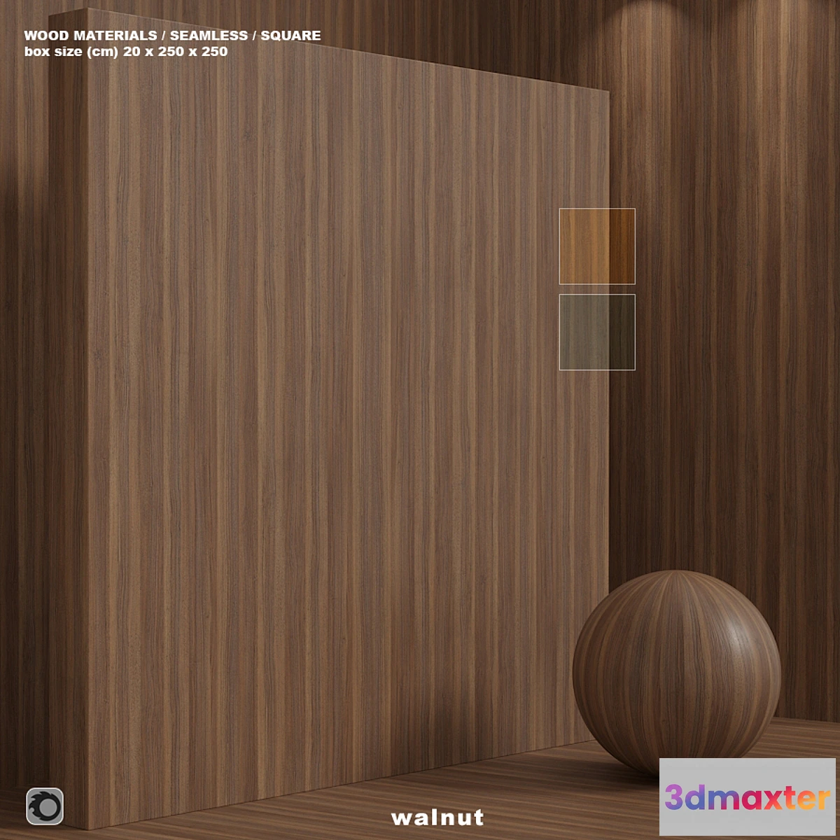 1452020 - Material wood (seamless) walnut - set 110 3D Max
