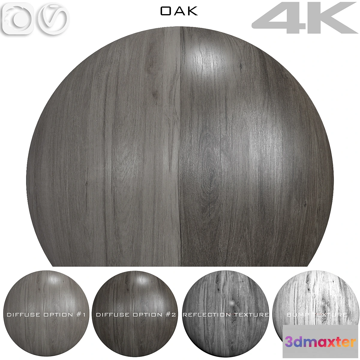 1453406 - Seamless texture - Oak 6 3D Max