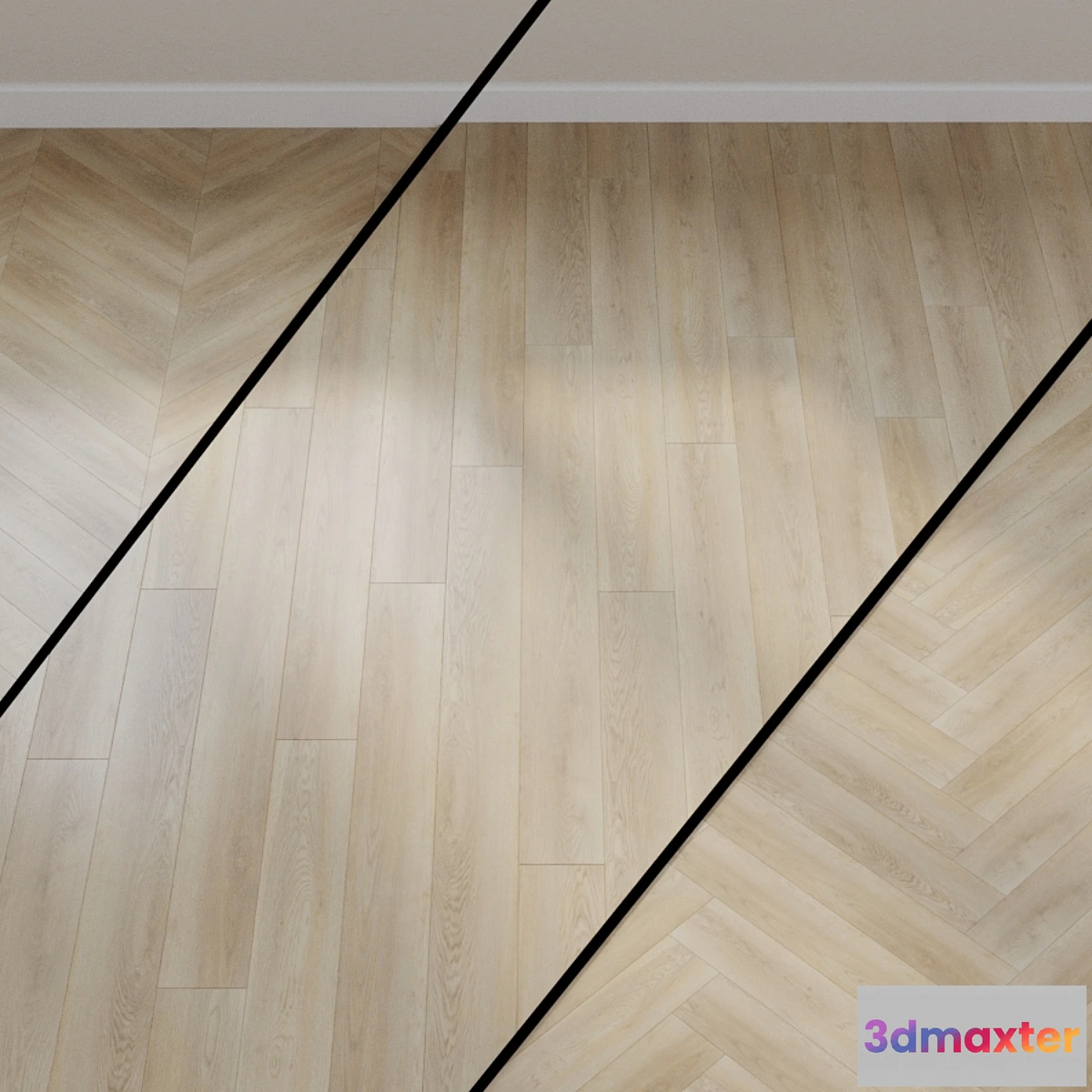 1455854 - Vinyl flooring Wineo 600 wood XL (5G) MilanoLoft RLC190W6 3D Max