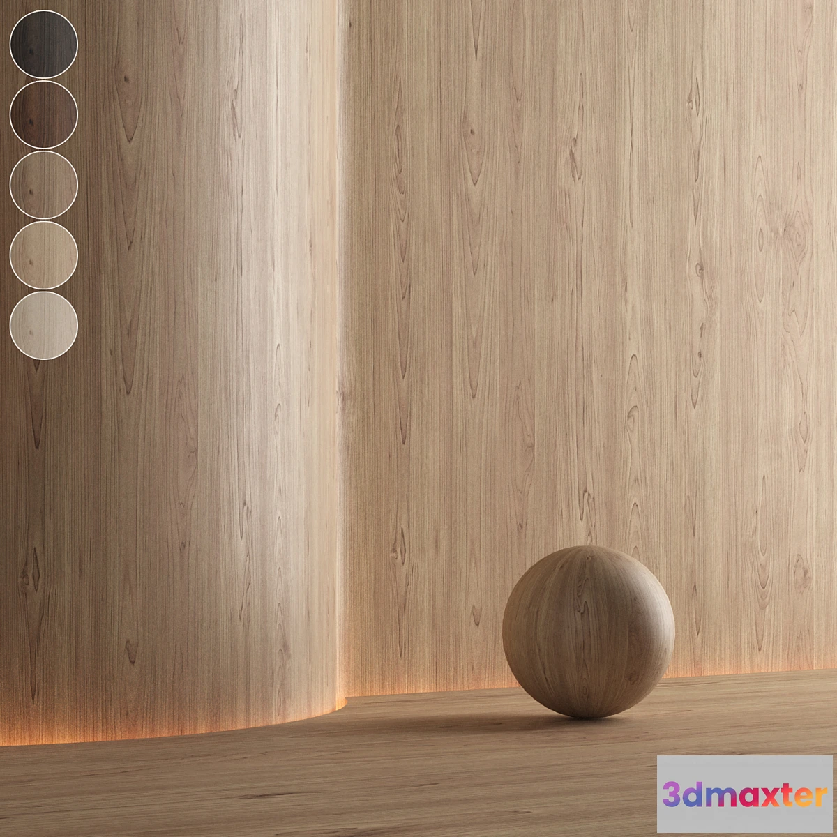 1456702 - Wood material Oak 001 (Seamless texture) 3D Max