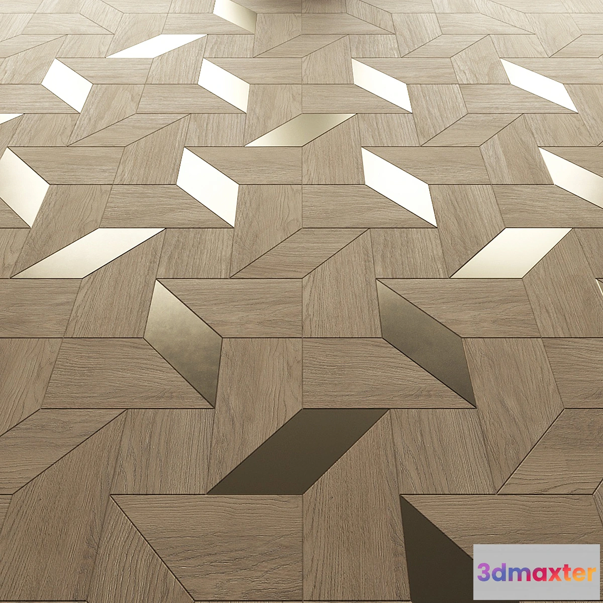 1457274 - Parquet Foglie d’Oro Arte Brotto Tricot 3D Max