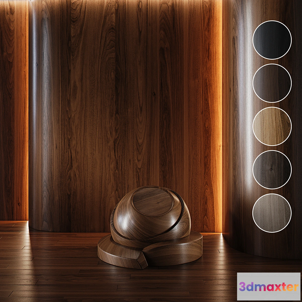 1458656 - Wood Walnut set (seamless)  laminate  Parquet  22 3D Max