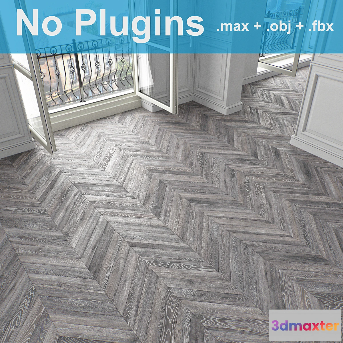 1468704 - Parquet 3-4 3D Max