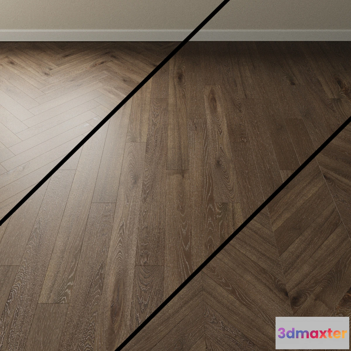 1469422 - Parquet Oak Coswick. Inspire SMOKE TOPAZ dark 3D Max
